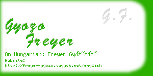 gyozo freyer business card